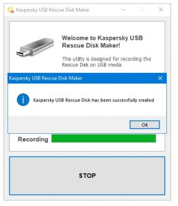 kaspersky rescue disk network setup