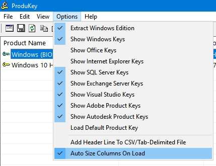 nirsoft product key windows 10 pro