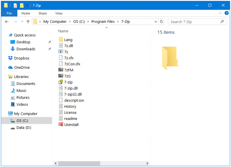 how to view file types windows 10