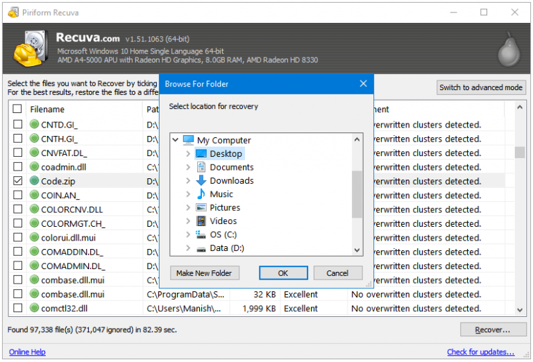 How To Recover Deleted Files Using Recuva In Windows - PCInsider