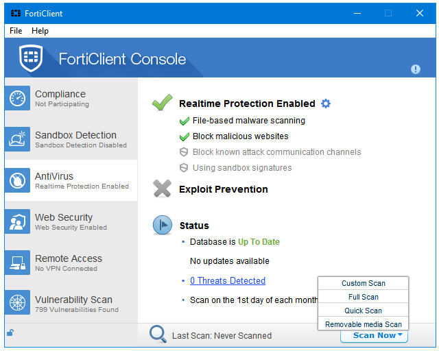 forticlient windows 10