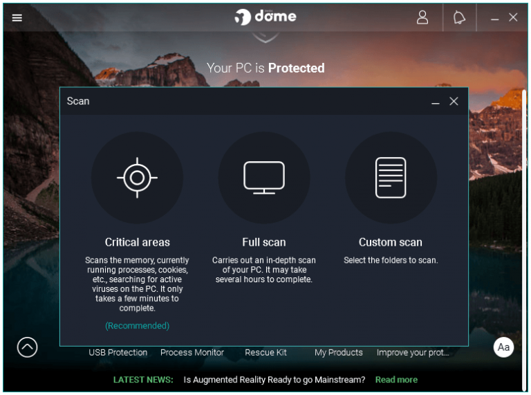 panda dome free antivirus offline installer